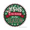12" Jesus is the Reason for the Season Metal Sign – Christmas Wall Décor with Glitter Accents | TCT Crafts